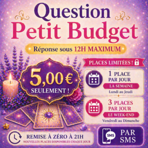 Question Petit Budget – 1 carte