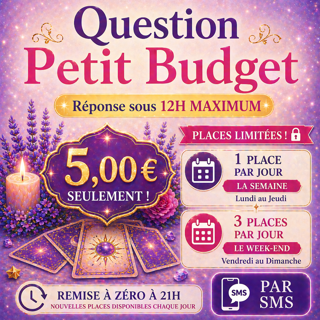 Question Petit Budget – 1 carte